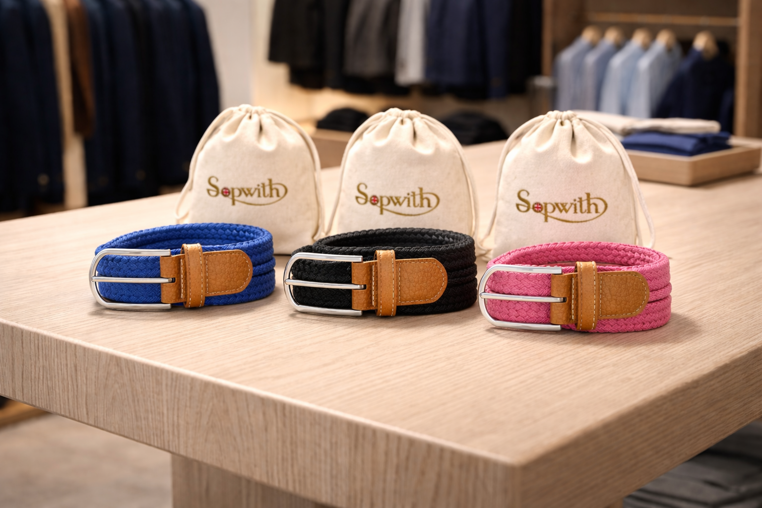 Braid Stretch Belt