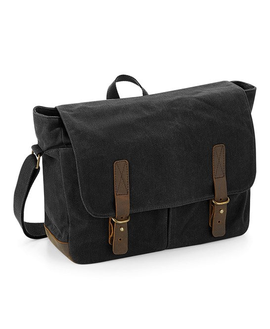 Heritage Waxed Canvas Messenger Bag